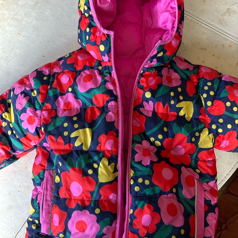 Hannah Andersson Girls Puffer 6-7